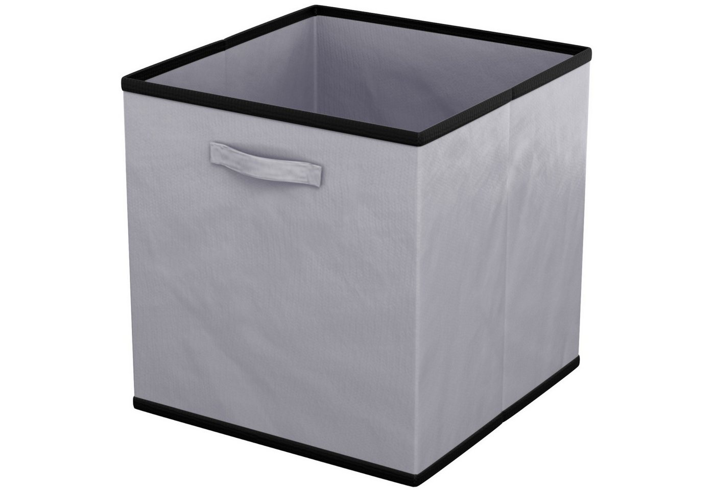 Intirilife Aufbewahrungsbox (6 St), Faltbare Aufbewahrungsbox ohne Deckel - Grau von Intirilife
