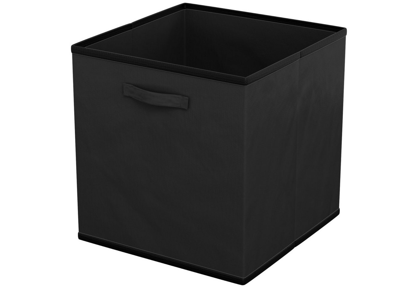 Intirilife Aufbewahrungsbox (6 St), Faltbare Aufbewahrungsbox ohne Deckel - Schwarz von Intirilife