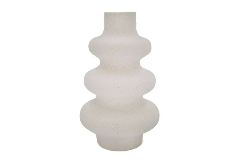 Intirilife Dekovase (1 St), Keramik Vase in Creme Weiß - 11.5 x 15.5 cm von Intirilife