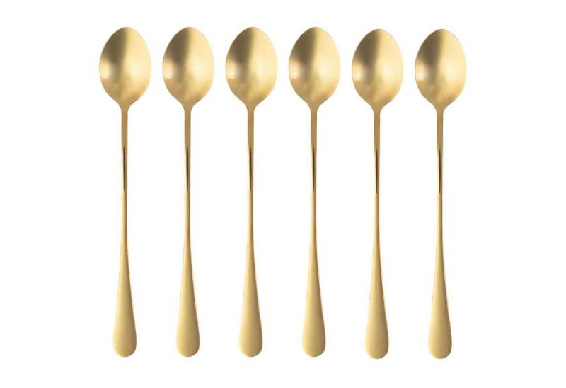 Intirilife Dessertlöffel (6 Stück), 6er Set Löffel Dessertlöffel Kaffee Latte Macchiato Longdrinks von Intirilife