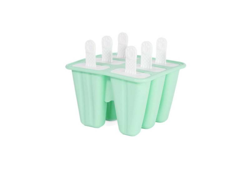 Intirilife Eisform, (1-tlg), Silikon Eisform mit 6 Mulden Eiscreme Form BPA-frei von Intirilife