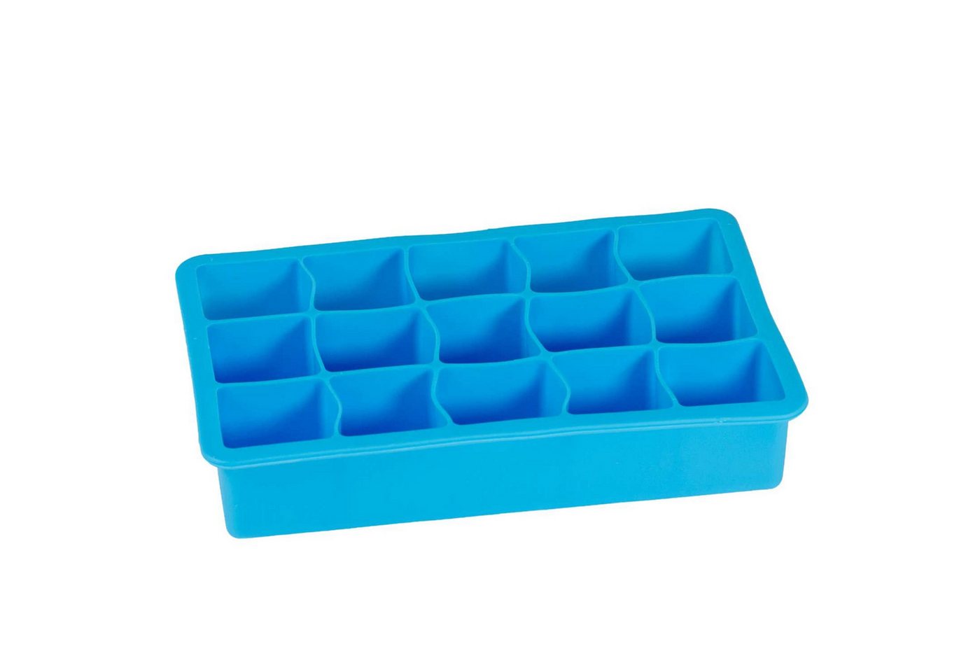 Intirilife Eiswürfelform, (1-tlg), Eiswürfelform Silikonform mit 15 Fächern à 3x3x3 cm von Intirilife