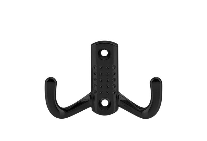 Intirilife Kleiderhaken, (Doppel Garderobenhaken in Matt schwarz, 1-St), Doppel Garderobenhaken Design kurz von Intirilife