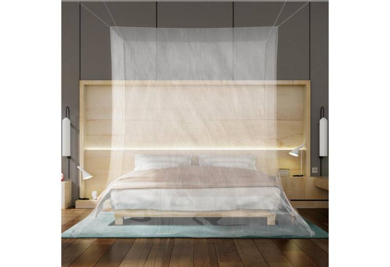 Intirilife Moskitonetz (1 St), Mückennetz Mosquitonetz, Outdoor, Indoor, Polyester, 280 mesh von Intirilife