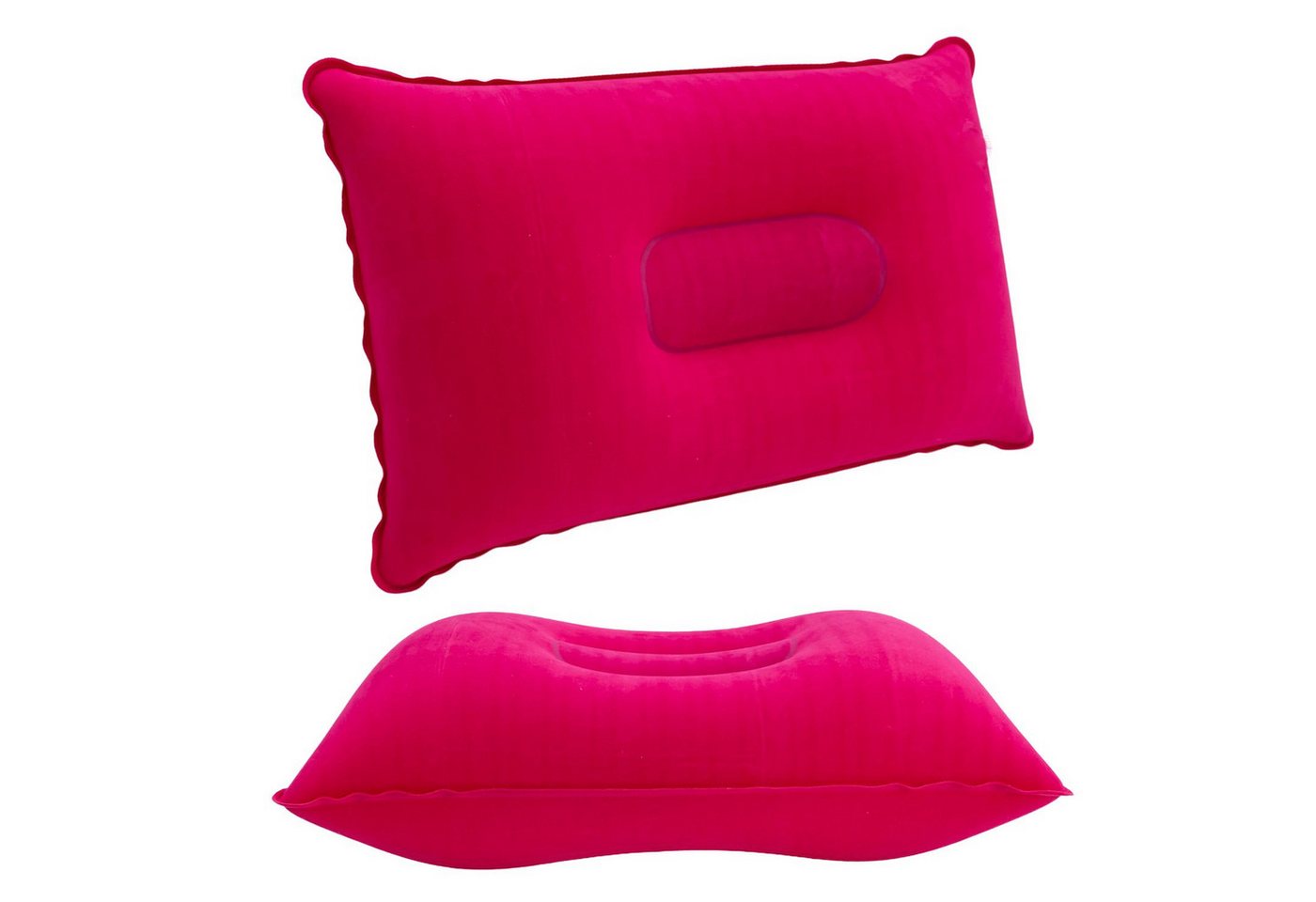 Intirilife Reisekissen, Aufblasbares Kissen in PINK, 1-tlg., Rechteckiges Kopfkissen zum Aufblasen mit ergonomischer Form Intirilife Reisekissen, Aufblasbares Kissen in PINK, 1-tlg., Rechteckiges Kopfkissen zum Aufblasen mit ergonomischer Form von Intirilife