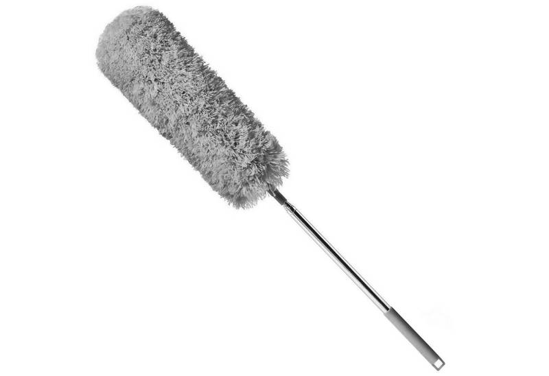 Intirilife Staubwedel (1-St), Mikrofaser Staubwedel mit Teleskopgriff - Biegbar abnehmbar waschbar von Intirilife