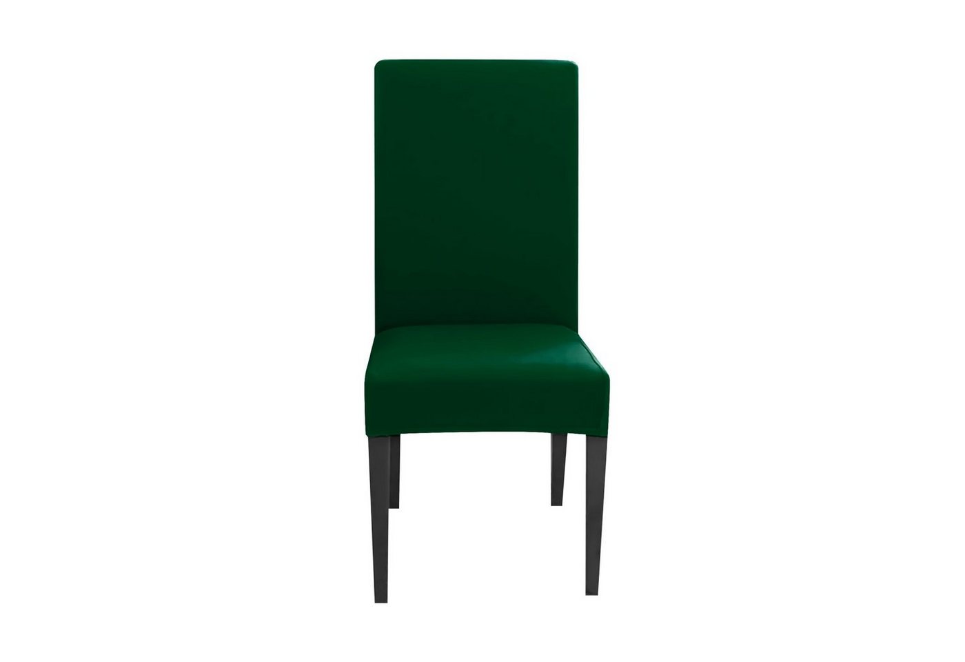 Stuhlhusse Elastische Stuhlüberzüge, Intirilife, Stuhlbezug 38 - 45 cm Sitzfläche und 45 - 65 cm Lehnenhöhe von Intirilife
