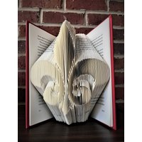 Fleur De Lis Buch Falten Fleur De Lis Buch Falten von IntoTheFoldsBoutique