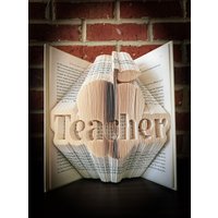 Lehrerbuch Klappbuch Lehrerbuch Klappbuch von IntoTheFoldsBoutique