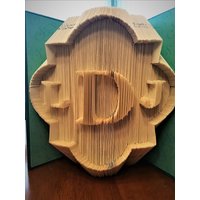 Monogramm Buch Falten Monogramm Buch Falten von IntoTheFoldsBoutique