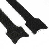 InLine® Kabelbinder 12x240mm, Klett-Verschluss, 10er, schwarz von Intos