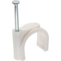 InLine® Kabelschelle 10mm rund, weiß, 100 Stück von Intos
