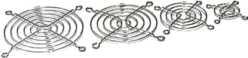 InLine® Lüftergitter Metall, verchromt, 92x92mm von Intos