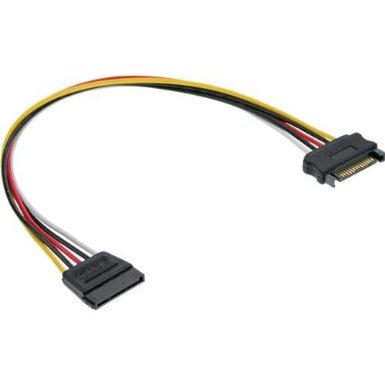 InLine Strom Verlängerung intern SATA Stecker/Buchse 0,3m InLine Strom Verlängerung intern SATA Stecker/Buchse 0,3m von Intos