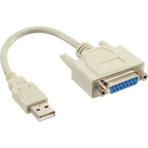 Inline USB Adapter Kabel Stecker A auf 15pol Buchse von Intos