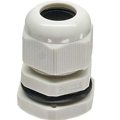 Inline® Kabeldurchführung Nylon IP68 18-25mm, grau, 10 Stück von Intos
