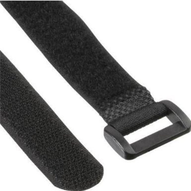 Inline® Klettschlaufen 20x300mm, 10er, schwarz von Intos