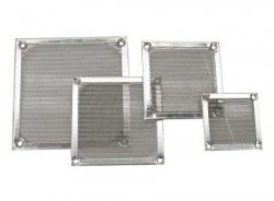 Inline® Lüftergitter, Aluminium Filter, 40x40mm von Intos