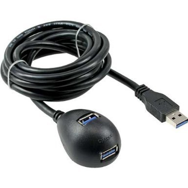 Inline USB 3.0 Verlängerung A Stecker/Buchse mit Standfuß schwarz 2m Inline USB 3.0 Verlängerung A Stecker/Buchse mit Standfuß schwarz 2m von Intos