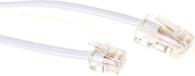 Intronics-Kabel RJ11 Weiß 3,0 m Netzwerkkabel (White 3,0 m) von Intronics