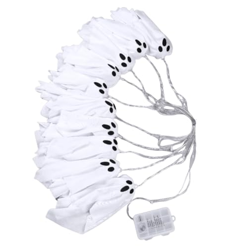Introti 10 x Geister-LED-Lichter mit 8 Lichtmodi für Partys im Innen- und Außenbereich (manuell) von Introti