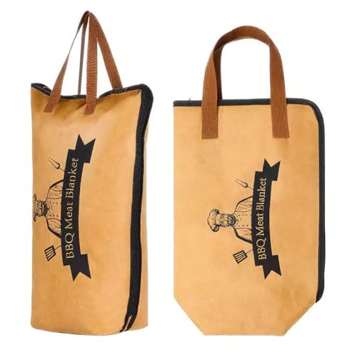 Introti Grilldecke Wide Mouth Smoker Bag für Truthahn Ribs Steak Brisket (B) von Introti