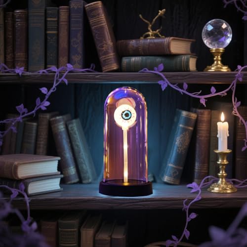Introti Halloween-Innendekoration – beleuchteter Geist in Glasglocke, niedlicher Geist mit Licht für Zuhause, Küche, Kaminsims, Tischplatte, Party- und Urlaubsdekorationen Introti Halloween-Innendekoration – beleuchteter Geist in Glasglocke, niedlicher Geist mit Licht für Zuhause, Küche, Kaminsims, Tischplatte, Party- und Urlaubsdekorationen von Introti