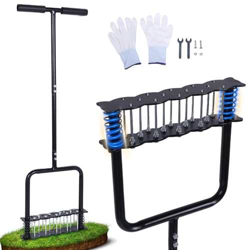 Introti Rasenbelüfter Werkzeug Rasenbelüfter Entkernungswerkzeug T-förmiger Griff Entkerner Stöpsel Belüfter Einstellbare Höhe Grasbelüftung Gartenwerkzeug für Rasen Hofpflege Introti Rasenbelüfter Werkzeug Rasenbelüfter Entkernungswerkzeug T-förmiger Griff Entkerner Stöpsel Belüfter Einstellbare Höhe Grasbelüftung Gartenwerkzeug für Rasen Hofpflege von Introti
