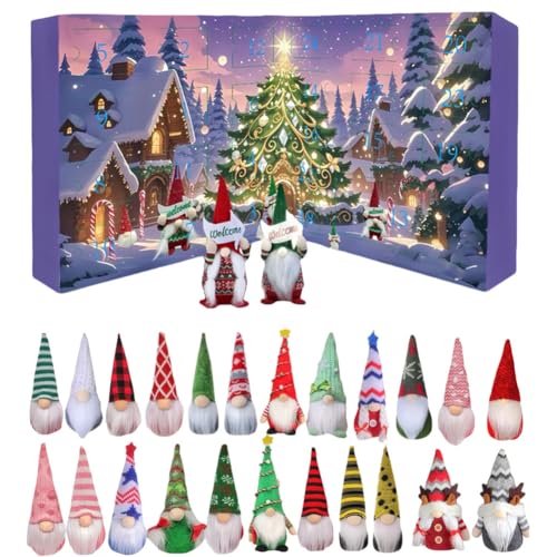 Introti Zwerge Adventskalender 2025-24 Tage Sammlerstück Zwerg Dekorationen für Weihnachten Countdown - Lustige Zwerge Figuren für Weihnachten Halloween Urlaub Geschenke Introti Zwerge Adventskalender 2025-24 Tage Sammlerstück Zwerg Dekorationen für Weihnachten Countdown - Lustige Zwerge Figuren für Weihnachten Halloween Urlaub Geschenke von Introti