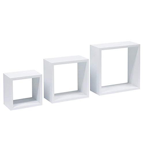 Invero Schwimmregale, Floating White Cube Effect 3 Set von Invero