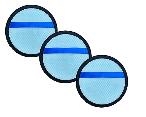 Invest 3 Filter geeignet für Philips PowerPro Aqua Duo Ersatzfilter Philips FC6400 FC6402 FC6405 FC6408 FC6409 FC6166 Ersatzteile CP9985/01 washable von Invest