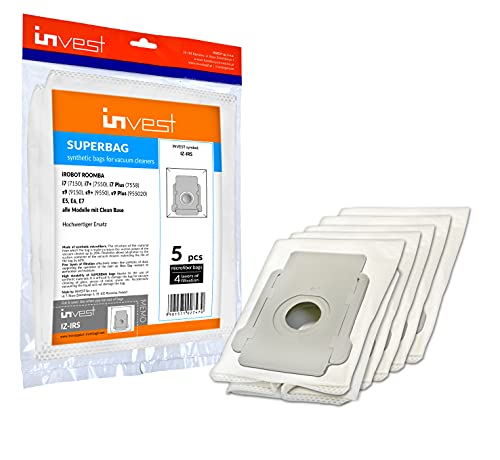 Invest 5 Staubsaugerbeutel kompatibel mit iRobot Roomba i7 i7+ i7 Plus s9 s9+ s9 Plus E5 E6 E7 Romba Ersatzteile iRobot Roomba i7 Ersatzkit staubsauger roboter iRobot Roomba Clean Base beutel Invest 5 Staubsaugerbeutel kompatibel mit iRobot Roomba i7 i7+ i7 Plus s9 s9+ s9 Plus E5 E6 E7 Romba Ersatzteile iRobot Roomba i7 Ersatzkit staubsauger roboter iRobot Roomba Clean Base beutel von Invest