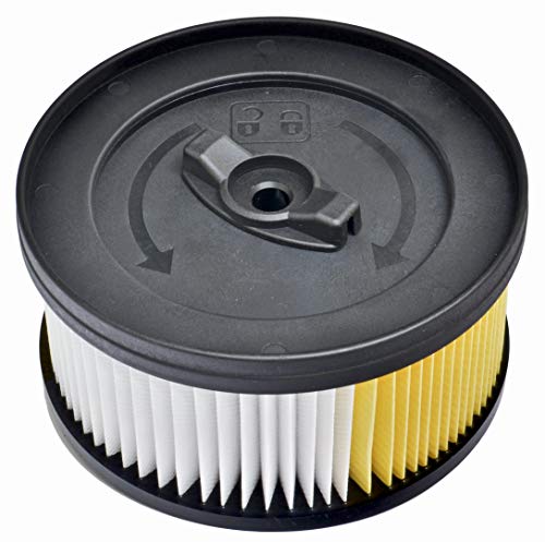 Invest Patronenfilter Rundfilter Ersatz 6.414-960.0 geeginet für Kärcher WD 4.200 WD 4 WD 5.999 WD 5 WD 4.250 WD 4.290 WD 4.500 WD 5.300 WD 5.400 WD 5.450 WD 5.470 WD 5.500M WD 5.600MP von Invest