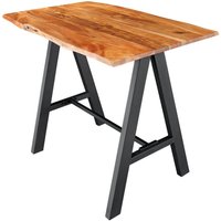 Bartisch Akazienholz Metall 120 x 83 cm H: 106 cm von Invicta Interior