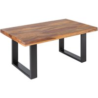 Couchtisch Sheesham Holz Metall 100 x 60 cm von Invicta Interior