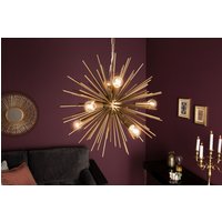 Dekorative Pendelleuchte in Gold kunstvoll ISADIA von Invicta Interior