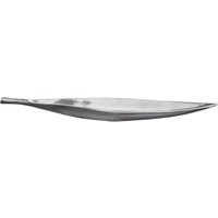 Dekoschale Metall Blatt Design 60 cm lang in Silber von Invicta Interior
