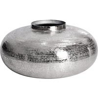 Dekovase Metall in Silber Ø 35 cm Orientalisch Hammerschlag Dekovase Metall in Silber Ø 35 cm Orientalisch Hammerschlag von Invicta Interior