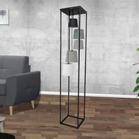 Design Stehlampe Wohnzimmer Schwarz Grau 180cm DJERE von Invicta Interior