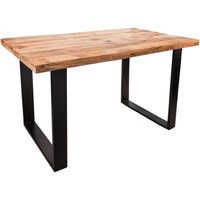 Esstisch Mango Holz Metall 120 x 80 cm Kufengestell von Invicta Interior