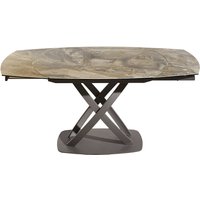 Esstisch ausziehbar Keramik Hartglas Metall in Marmor Optik von Invicta Interior