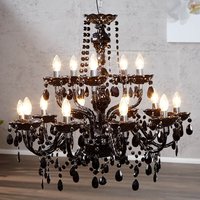 Esszimmer Lampe Designerleuchte Klassisch E14 Schwarz von Invicta Interior