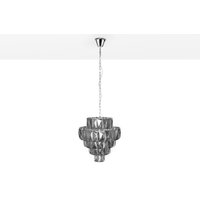 Hängelampe Glas Grau Ø50 cm 6-flammig E14 stylisch von Invicta Interior
