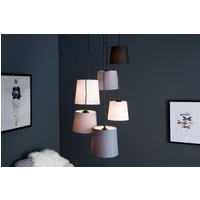 Hängeleuchte Wohnzimmer Weiß Grau Beige Modern Design von Invicta Interior