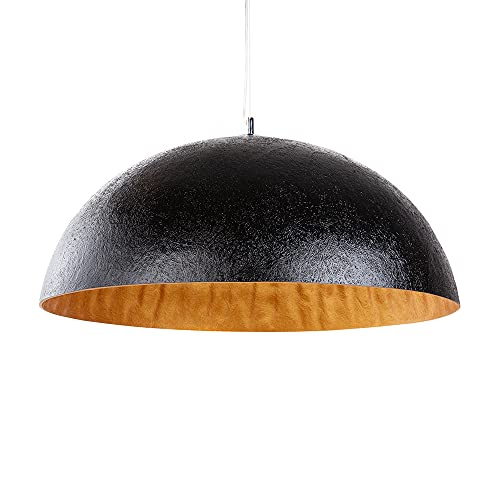 Invicta Interior Elegante Design Hängeleuchte GLOW 70cm schwarz gold Hängelampe Deckenleuchte von invicta INTERIOR