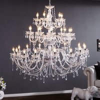 Kristall Lampe Designerleuchte Klassisch E14 Acryl von Invicta Interior