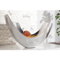 Obstschale Aluminium 35 cm in Silber von Invicta Interior