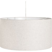 Runde Pendelleuchte Stoff E27 Ø55 cm Modern in Natur Runde Pendelleuchte Stoff E27 Ø55 cm Modern in Natur von Invicta Interior