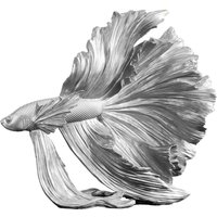 Statue Silber Kampffisch aus Polyresin H: 36 cm Deko Statue Silber Kampffisch aus Polyresin H: 36 cm Deko von Invicta Interior