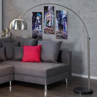 Stehleuchte Ø34cm Retro elegant verstellbar Chrom von Invicta Interior